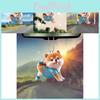 Trendy Acrylic Cartoon Dog Hanging Ornament For Car Interior Decoration Stylish Design
