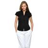 Kustom Kit Ladies Continental Blouse Mandarin Collar Cap Sleeve