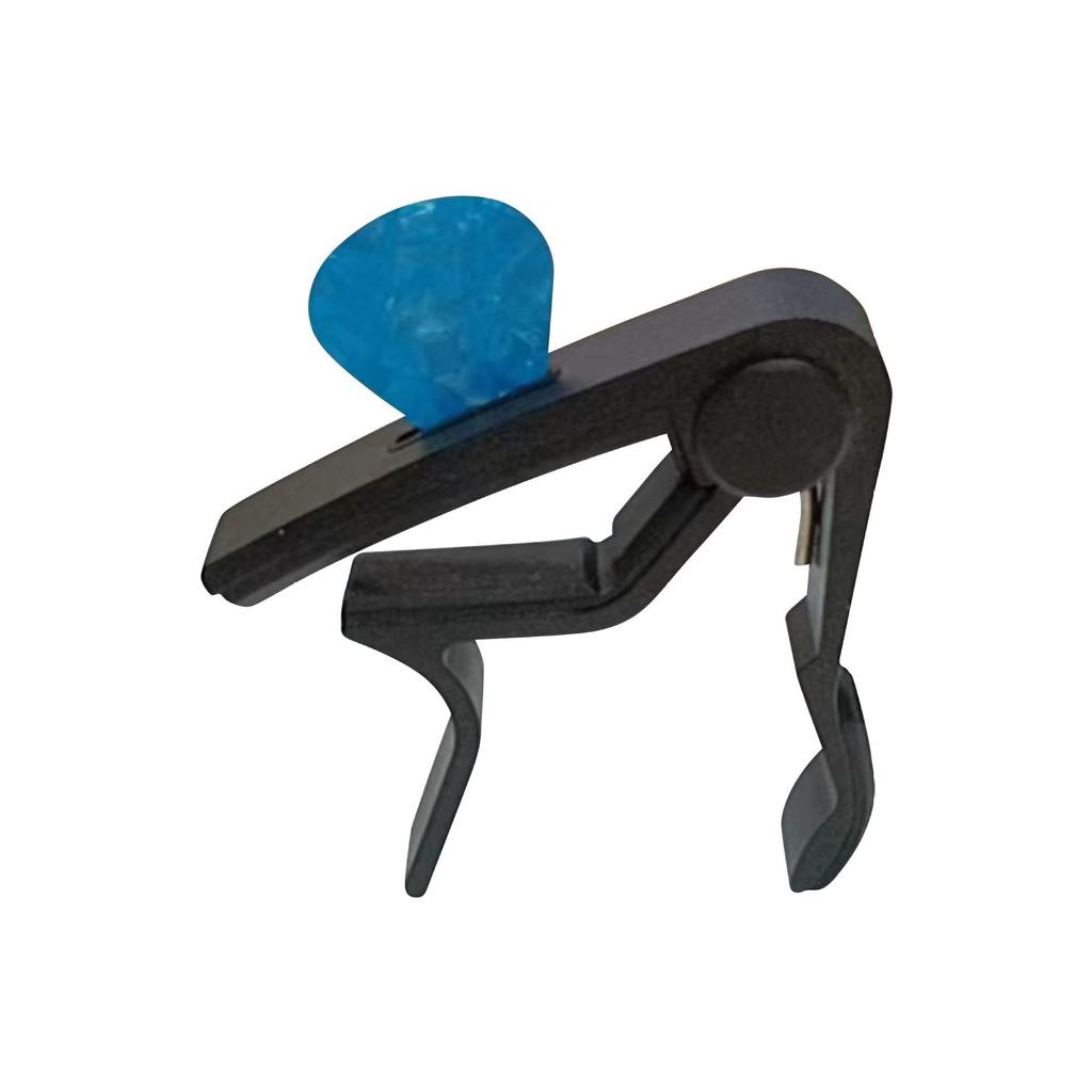 Медиатор для гитары с умеренным прижимом, с отделкой под дерево, с держателями для карточек и медиаторов