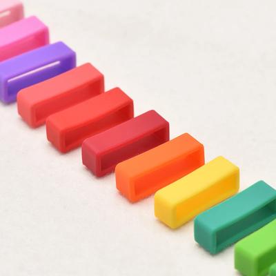 4 шт. Силиконовый ремешок, кольцо 12, 14, 16, 17, 18, 19, 20, 22, 24, 26 мм, водонепроницаемые петли, держатель для часов, аксессуары, резиновый держатель для ремешка