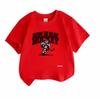 Kids Boys Girls 100% Cotton Crew Neck Short Sleeve T-Shirt, Born to Play Hockey Graphic Casual Tee for Ice Hockey Sport Loving Children, Soft Breathab