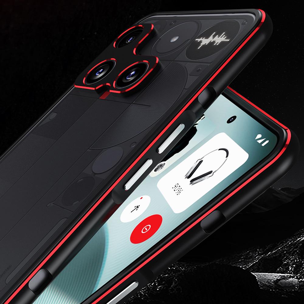 Ни за что Телефон (3) 5G Бампер Металлический Каркас Чехол для Телефона с Защитой Объектива Камеры