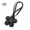 Phone Strap Leather Flower Pendant Cherry Blossom Keychain Cotton Filled Cute Photogenic Charm Floral Bag Hanging Car Accessories Soft