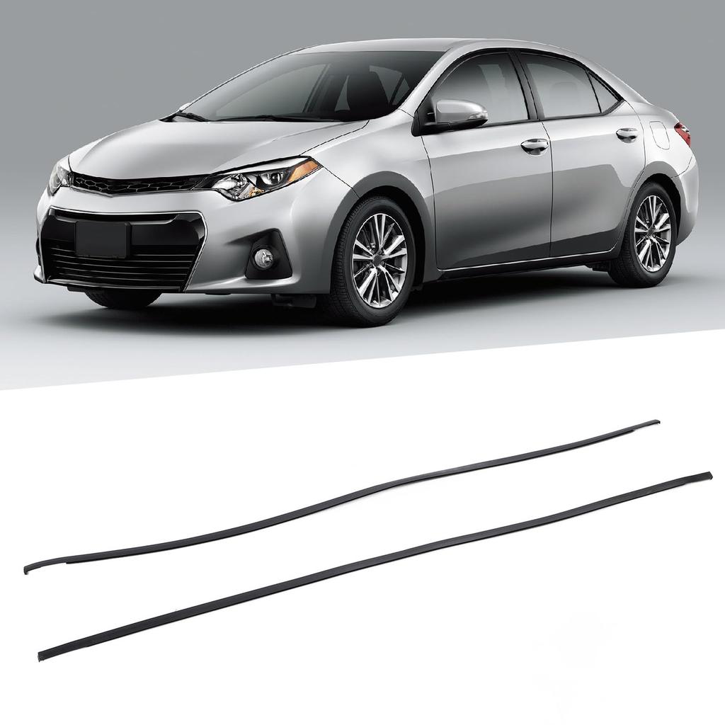 Roof Drip Molding Strip, Windproof Rubber Roof Molding Seal Strip, 75555 - 02270, 75556 - 02260, for Noise Reduction and Dust Prevention