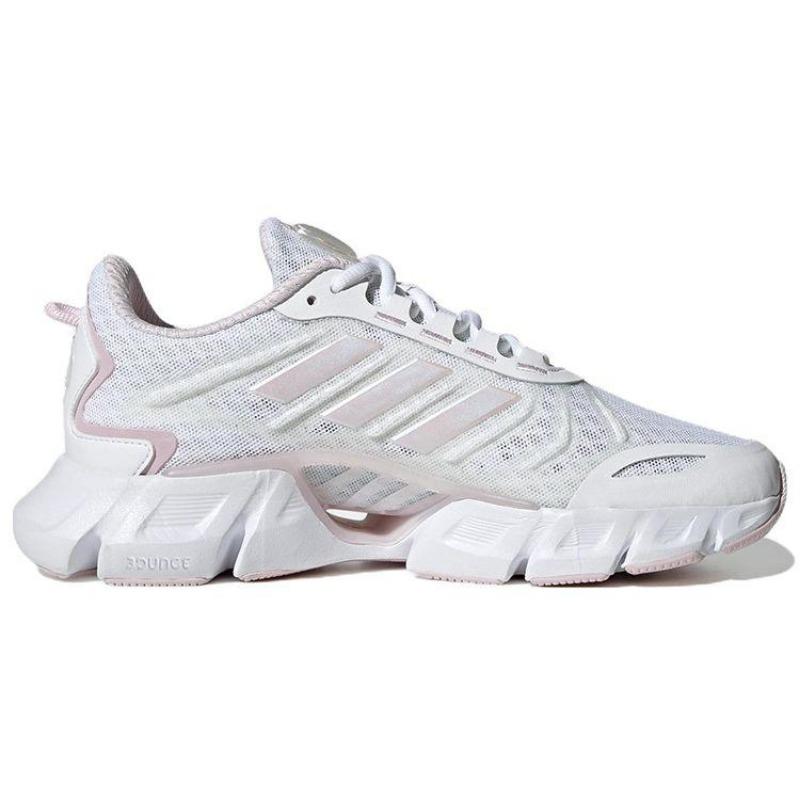 adidas Climacool Удобная ткань Нескользящие Износостойкие Дышащие Легкие Низкие Повседневные Кроссовки для бега Женские Кроссовки Розовый Белый HP7718