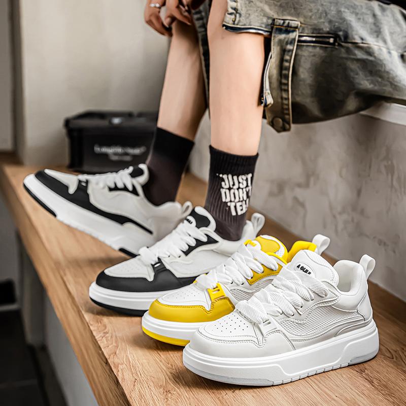 Men 's Casual Four Seasons Fashion Students Comfortable Sneakers Boys Trending Soft Sole Breathable Shoes