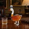 Goose Shape Whiskey Bottle Decanter 3D Bird Liquor Glass with Frosted Stopper