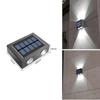 LED Solar Wall Lamp Outdoor Lighting Waterproof Up And Down Glowing Solar Light Courtyard Garden Home Decoration Wall Lights