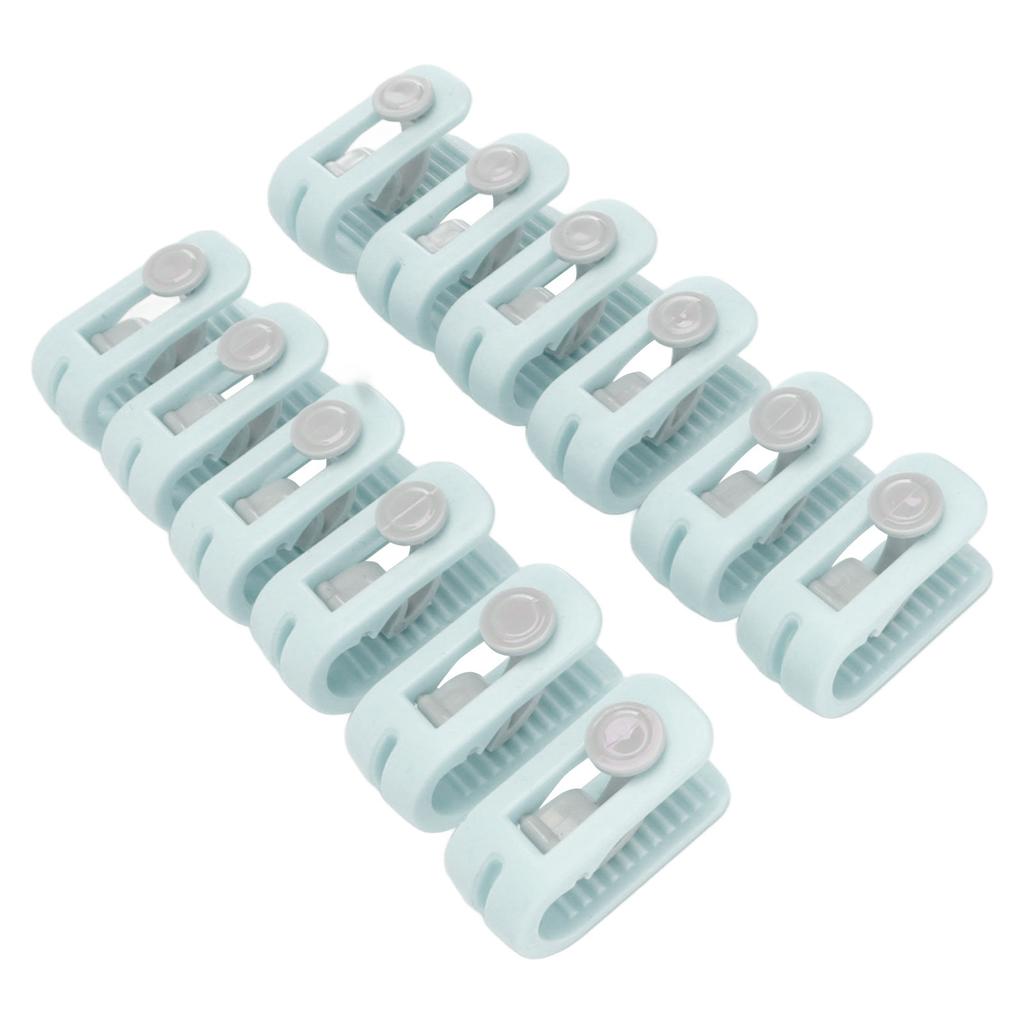 12 шт. зажимов для простыней, предотвращающих скольжение, безыгольное безопасное закрытие на 180 градусов, универсальное одеяло