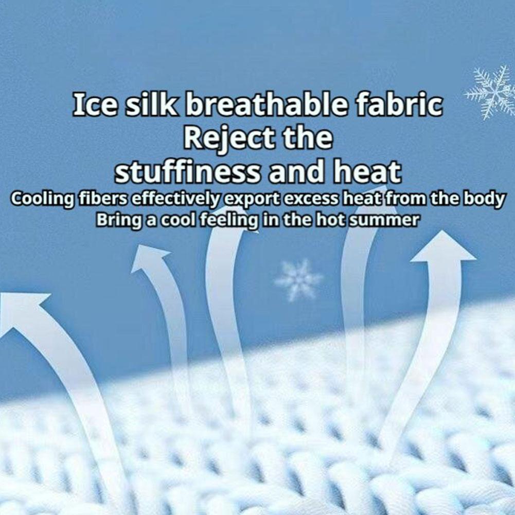 Ледяной шелк Походная маска для лица Рыбалка Велоспорт Бандана Заушный гейтор Прохладный беговой шарф Сетчатая маска N5H0