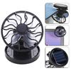 Mini Clip-on Solar Energy Fan Camping Hiking Cooling Portable Fan for Summer Travel Camp Mountaineering Cooling Foot Warmer