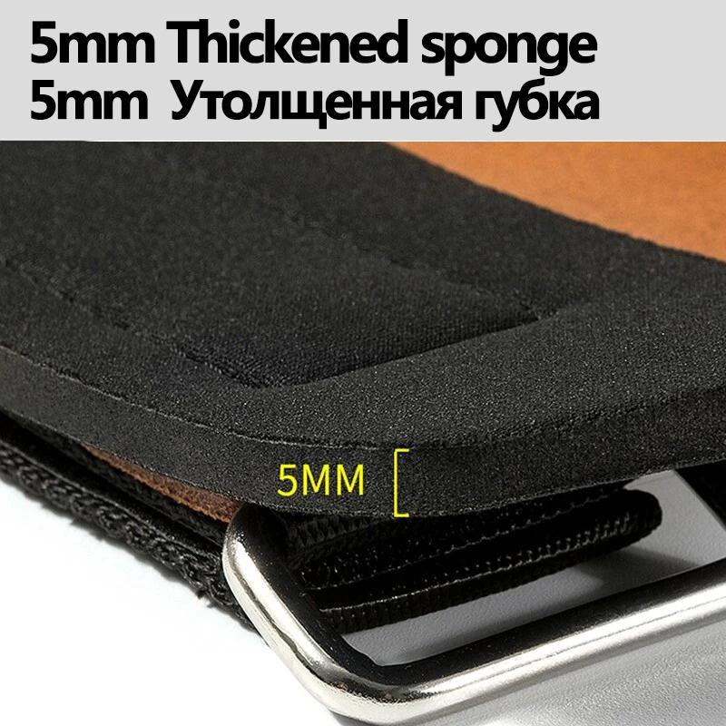 Перчатки из воловьей кожи для спортзала, противоскользящие силовые пояса, подъемные подушечки, пояс для становой тяги, перчатки для фитнеса и кроссфита, защита ладоней