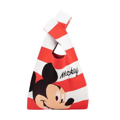 [MESUCA] Официальный авторизованный дилер Disney Mickey Портативная сумка Портативная складная мини-сумка Холщовая сумка Маленькая взрослая Милая стильная женская