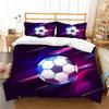 Лидер продаж, комплект пододеяльников с 3D футбольным принтом, модный комплект постельного белья, детский комплект постельного белья, одинарный размер, двойной размер, декор для спальни