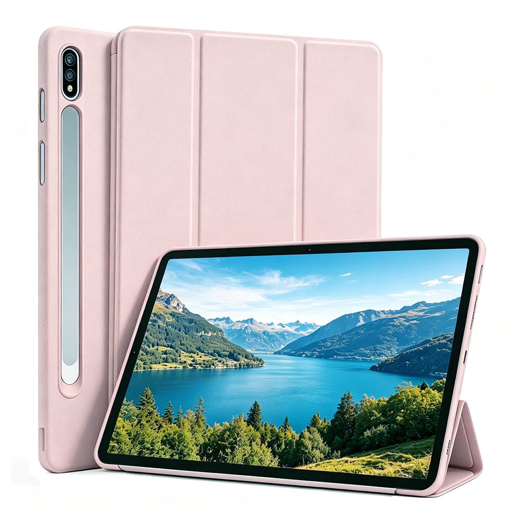 Чехол для Samsung Galaxy Tab S10 Lite/S10 FE/S9 FE/Tab S9/S8/S7 5G 10,9"/11 дюймов, Smart-чехол-книжка с подставкой, мягкая силиконовая задняя крышка