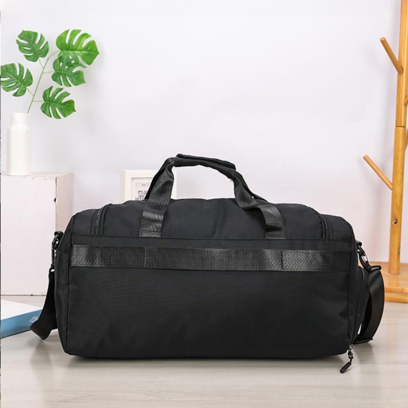 New Leisure Sports Fitness Bag Unisex Fashion High Capacity Short Distance Travel Bag Dry and Wet Separation Independent Shoe Pocket Nylon Luggage Bag