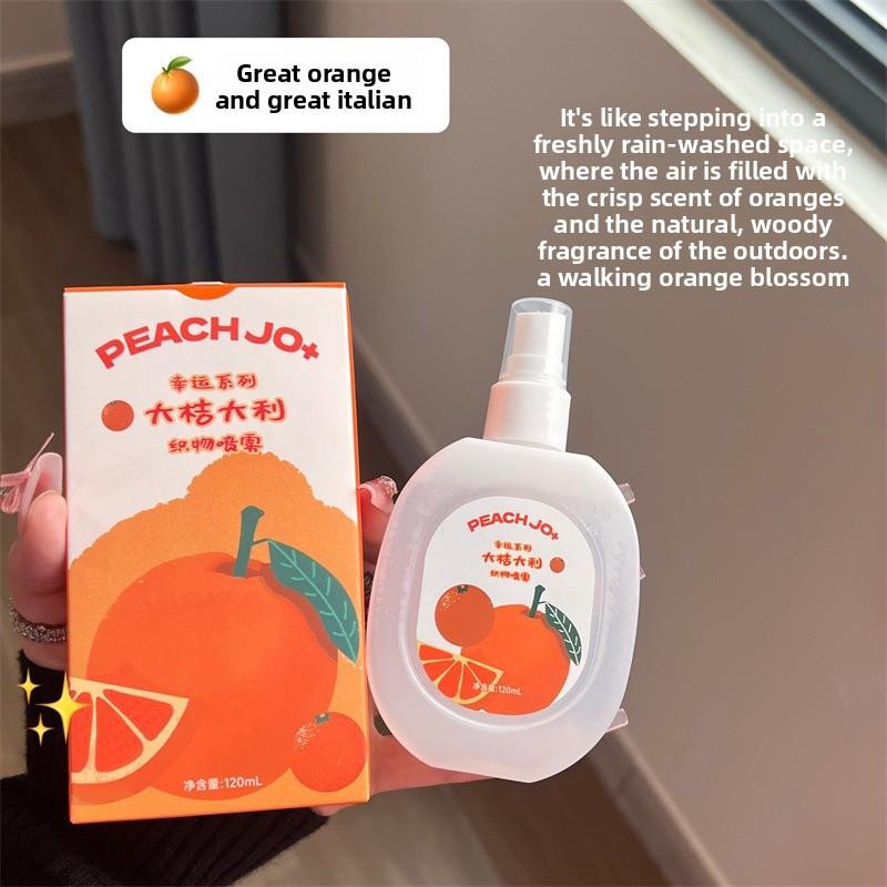 Дезодорирующий спрей для одежды с ароматом груши, персика и винограда, стойкий и легкий аромат для мужчин и женщин