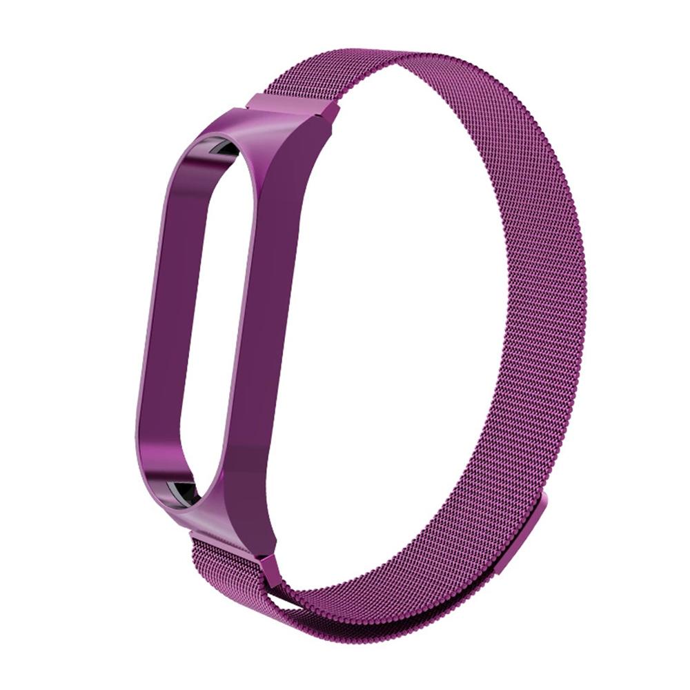 Xiaomi Mi Band 7 6 5 версия Миланский магнитный стиль умный браслет сменный браслет, с металлическим ремешком, подходит для ремешка из нержавеющей стали