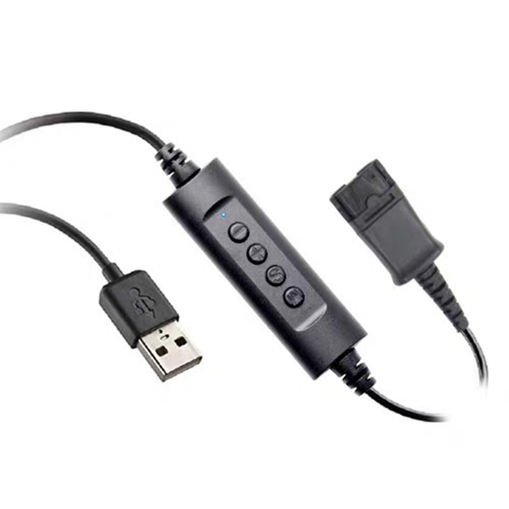 Кабель QD для быстрого отключения гарнитуры к USB-разъемам Адаптер USB-QD Кабель для гарнитуры Разъем для быстрого отключения гарнитуры к USB