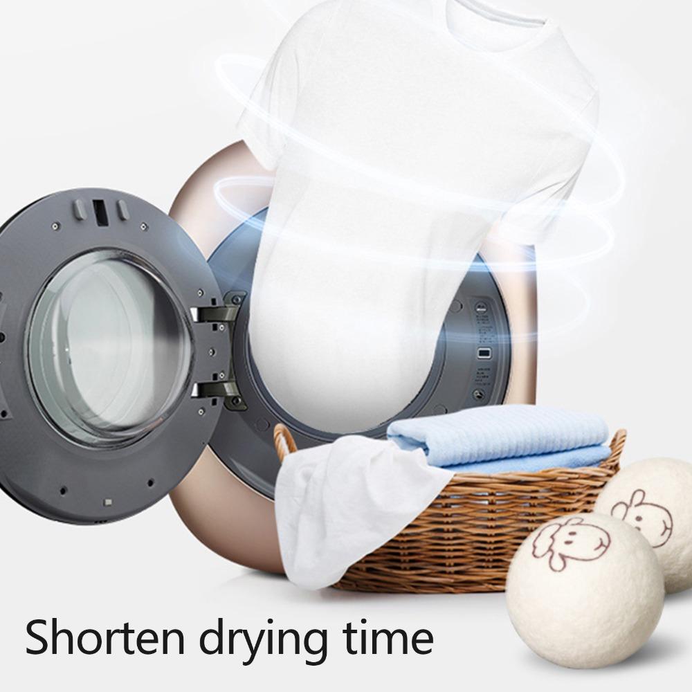 6Pcs 7 cm 6 Pack Anti-static Wrinkle Laundry Dryer Spheres Household clothes quick drying
