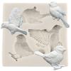 3D Birds Silicone Moulds DIY Chocolate Gumpaste Mould Cupcake Topper Fondant Cake Decorating Tools Candy Resin Clay Mould