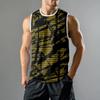 Мужская мода принтованный спортивный повседневный жилет без рукавов