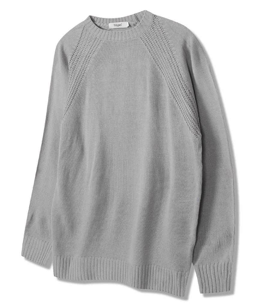 POLYGRAM Hazzi Raglan Round Knit - 6 Colors