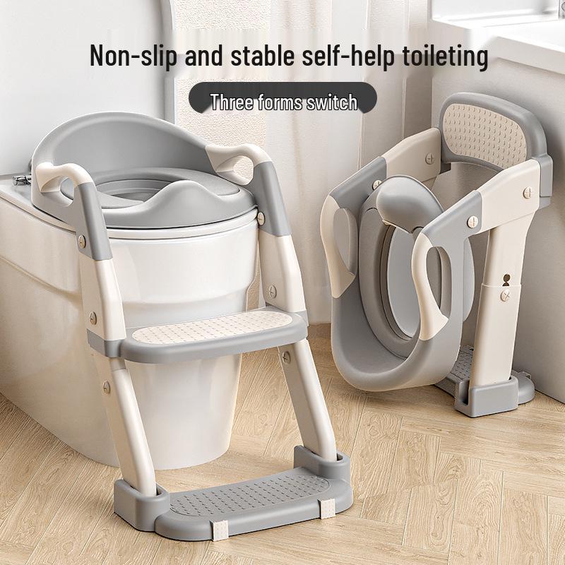 Foldable Toddler Potty Training Seat with Step Stool