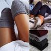 1 Pair Winter Warm Women Knit Crochet Cotton Soft Thick Long Socks Thigh-High Leggings