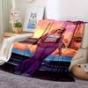 City Vibe Flannel Blanket Throw Blanket Soft Warm Sofa Bed Camping Home Decor Unique Christmas Gift C9211641