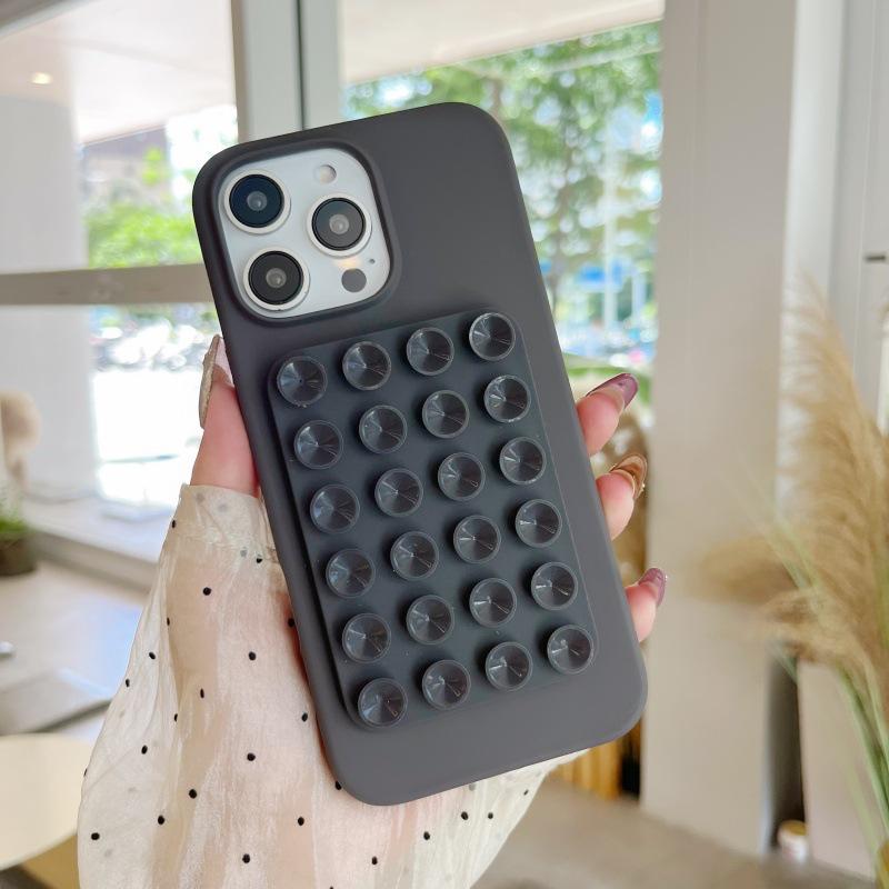 Многофункциональная силиконовая присоска - подставка для телефона и наклейка на заднюю панель