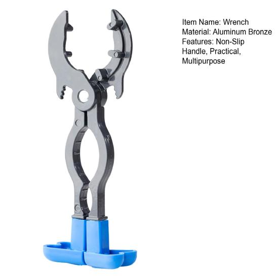 Ключ для газового баллона с нескользящей ручкой, регулируемый многофункциональный ключ для баллона с редукционным клапаном