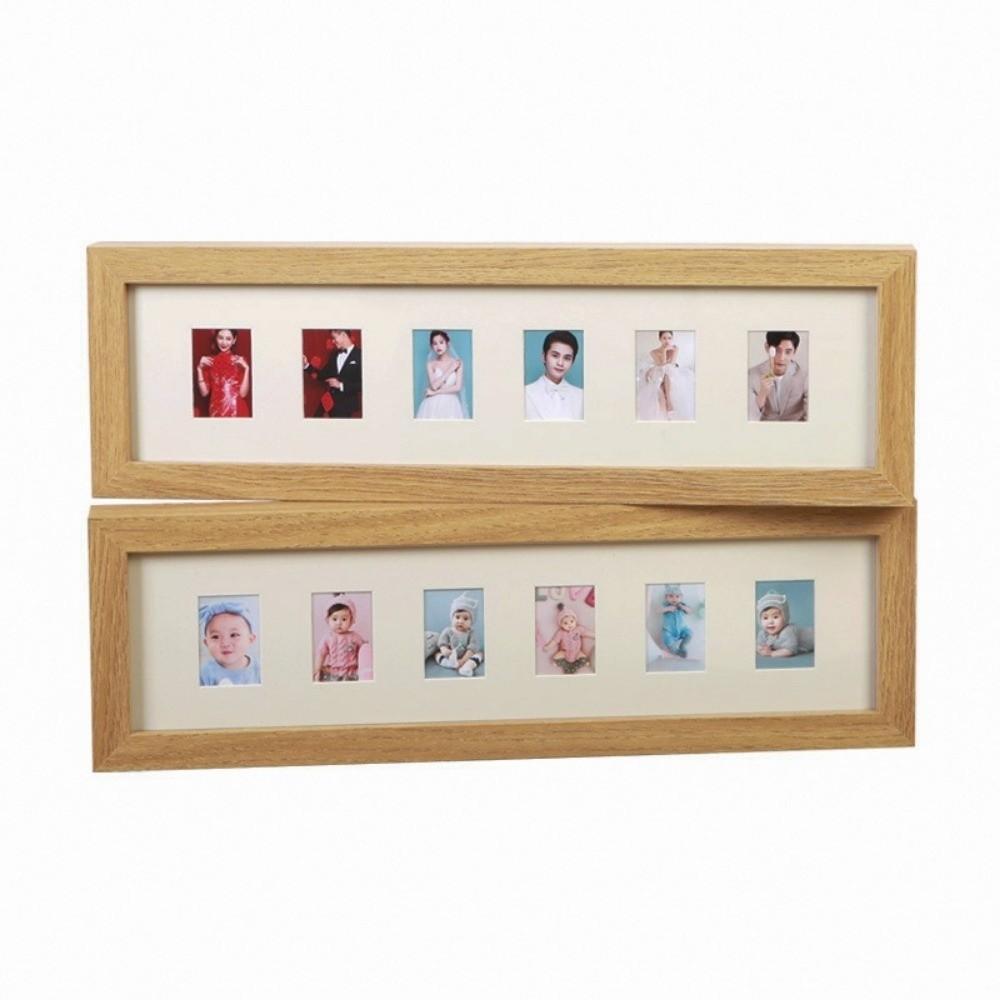 Porous Picture Frame One-inch Photo Baby Keepsake Frame Vintage Photo Frame Memory Gifts