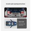 1/22 Scale Nissan GTR Alloy Car Model with Lights and Sounds, Ultimate Racing Replica for Kids' Room Display & Play, Collectible Toy Car