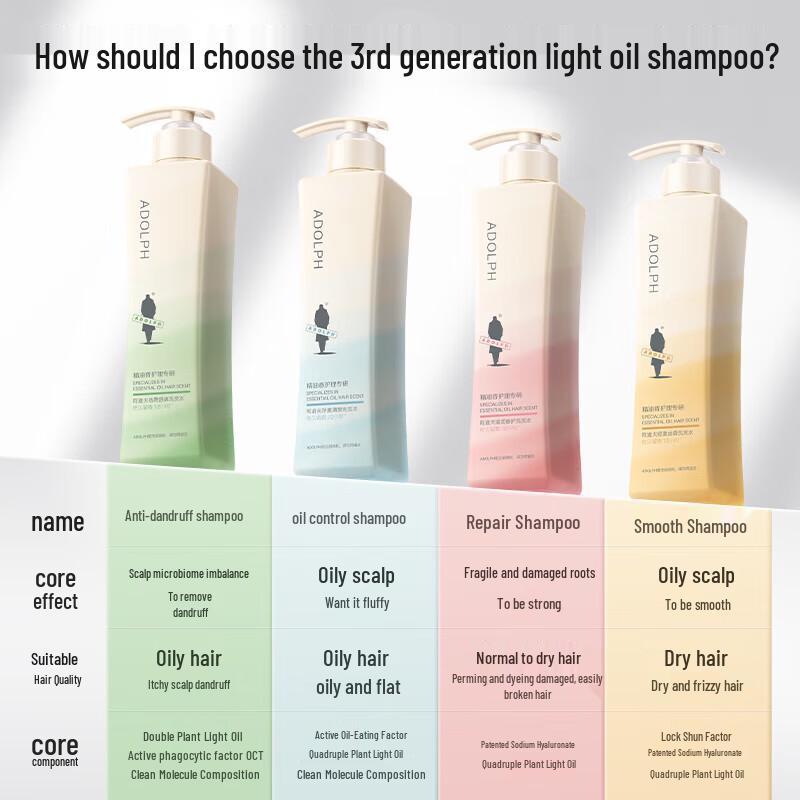 Adolphe Essential Oil Fragrant Repairing Shampoo