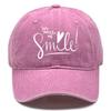 You Make Me Smile Print Snapback Baseball Cap Cotton Hat Leisure Lightweight Adjustable Baseball Caps  Ideal Choice For Tennis