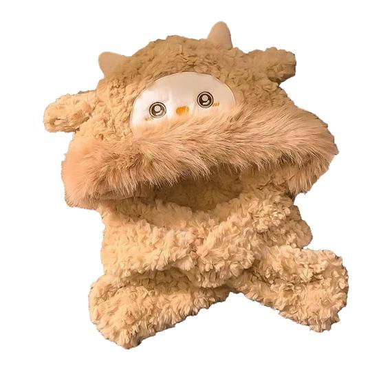 Женская шапка в форме лисьих ушек, утолщенная плюшевая теплая зимняя шапка с дизайном шарфа, для активного отдыха