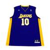 X NBA Collaboration Los Angeles Lakers Nash Fashion Comfortable Soft Skin-Friendly Basketball Jersey Unisex Jersey Purple 7818A-302-AEB1849