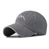 Adjustable Baseball Caps Mountain Embroidery Sun Headwear Vintage Trucker Hat  Summer