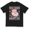 Proud Member Of Santas Naughty List Christmas Kids T-Shirt
