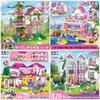 Cross-border Girl Series Dreamy Treehouse Building Blocks Set - Compatible with Lego Princess Castle