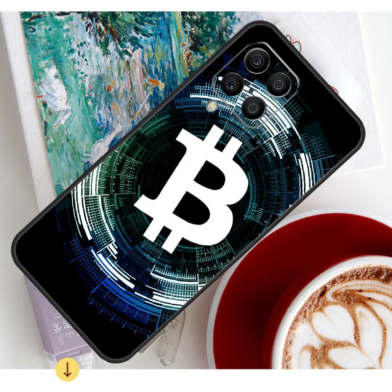 Bitcoins Coin Case For Samsung Galaxy M15 M21 M31 M55 M56 M36 M16 M06 M13 M33 M53 M12 M32 M52 M14 M34 M54
