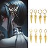Yor Forger Cosplay Ear Clips Anime SPY×FAMILY Drop Earrings for Women Men Jewelry Accessories Prop Gift