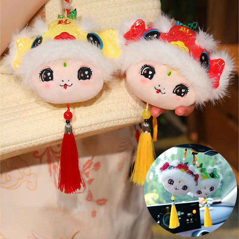 1 шт. плюшевые игрушки змея каваи год зодиака талисман змея милая плюшевая кукла-животное чучело домашнее украшение