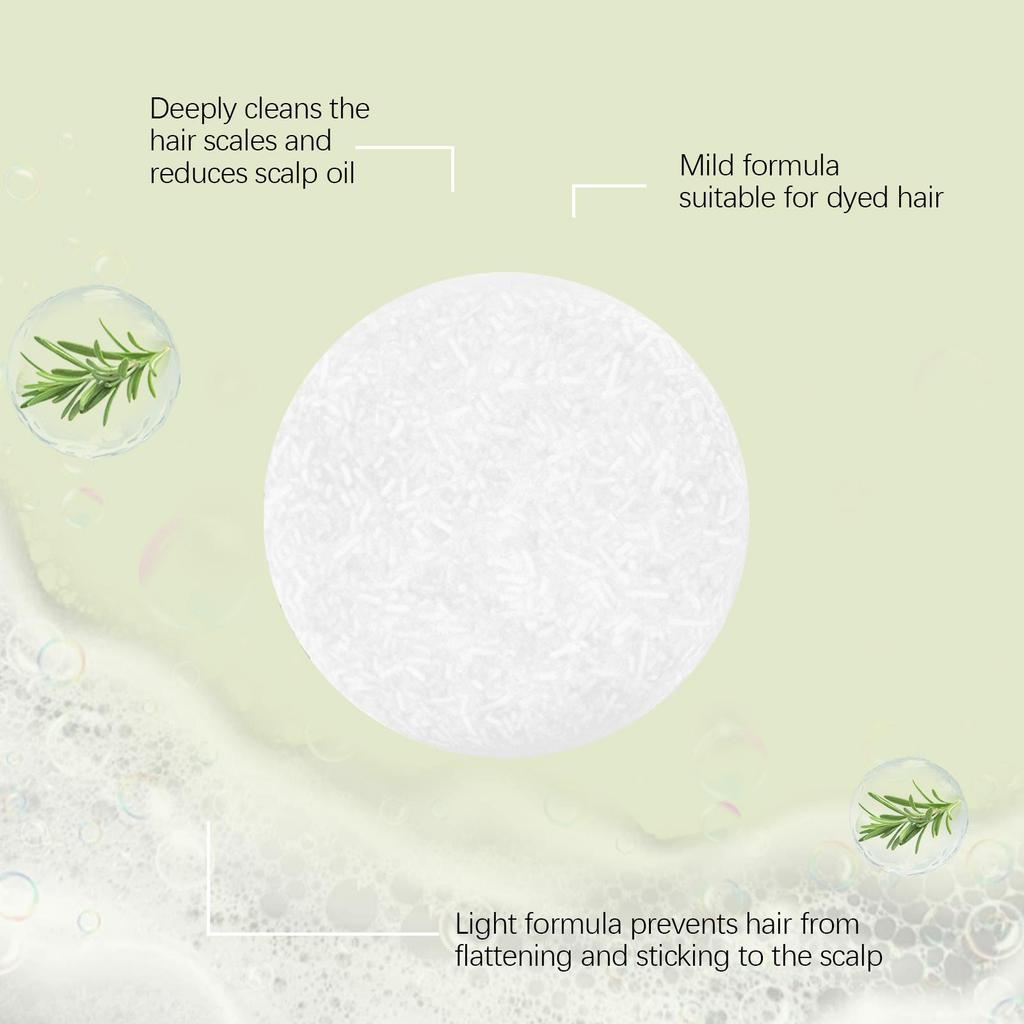 Onion & Rosemary Shampoo Bar, Gentle Cleansing with Rich Lather, Tames Frizz & Softens Smooths Hair, Natural Nourishing Solid Shampoo