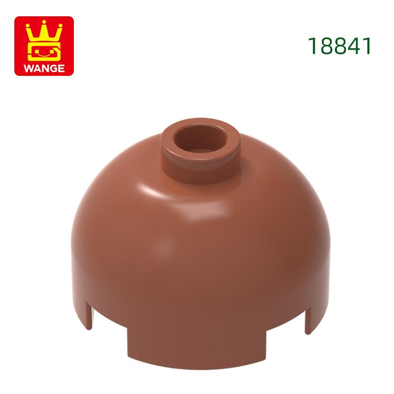 116 шт./лот 18841 Круглый 2x2 Кирпич с куполом-шариком, имеющий 1 отверстие, Кирпичики Moc, Цветные Аксессуары, Совместим с Кирпичиками DIY, Детская Игрушка