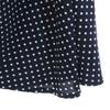 Brooks Brothers 90-е Старый точечный узор Без рукавов Цельное платье 6 Темно-синий в горошек Женский Б/У