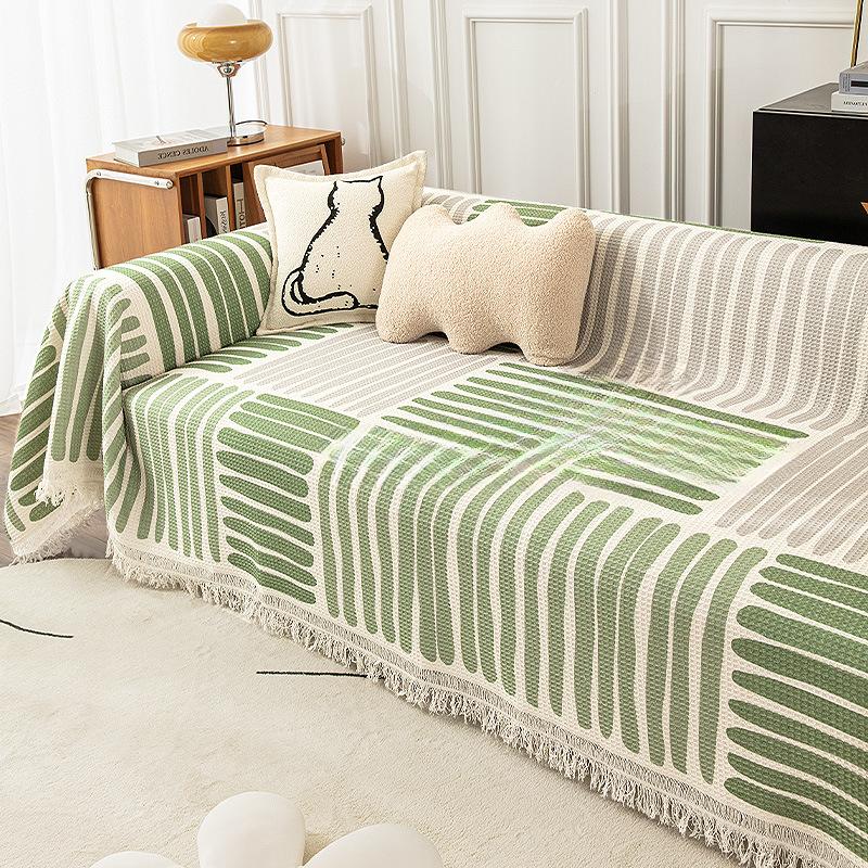 Cotton Sofa Cover Towel Four Seasons Universal Non-Slip All-Inclusive Universal Sofa Cover Anti-Scratching Cloth Cushion
