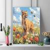 Cougar Pattern  3pcs 100% Round Full Drill 5D DIY Diamond Painting Embroidery Cross Stitch Rhinestone Décor