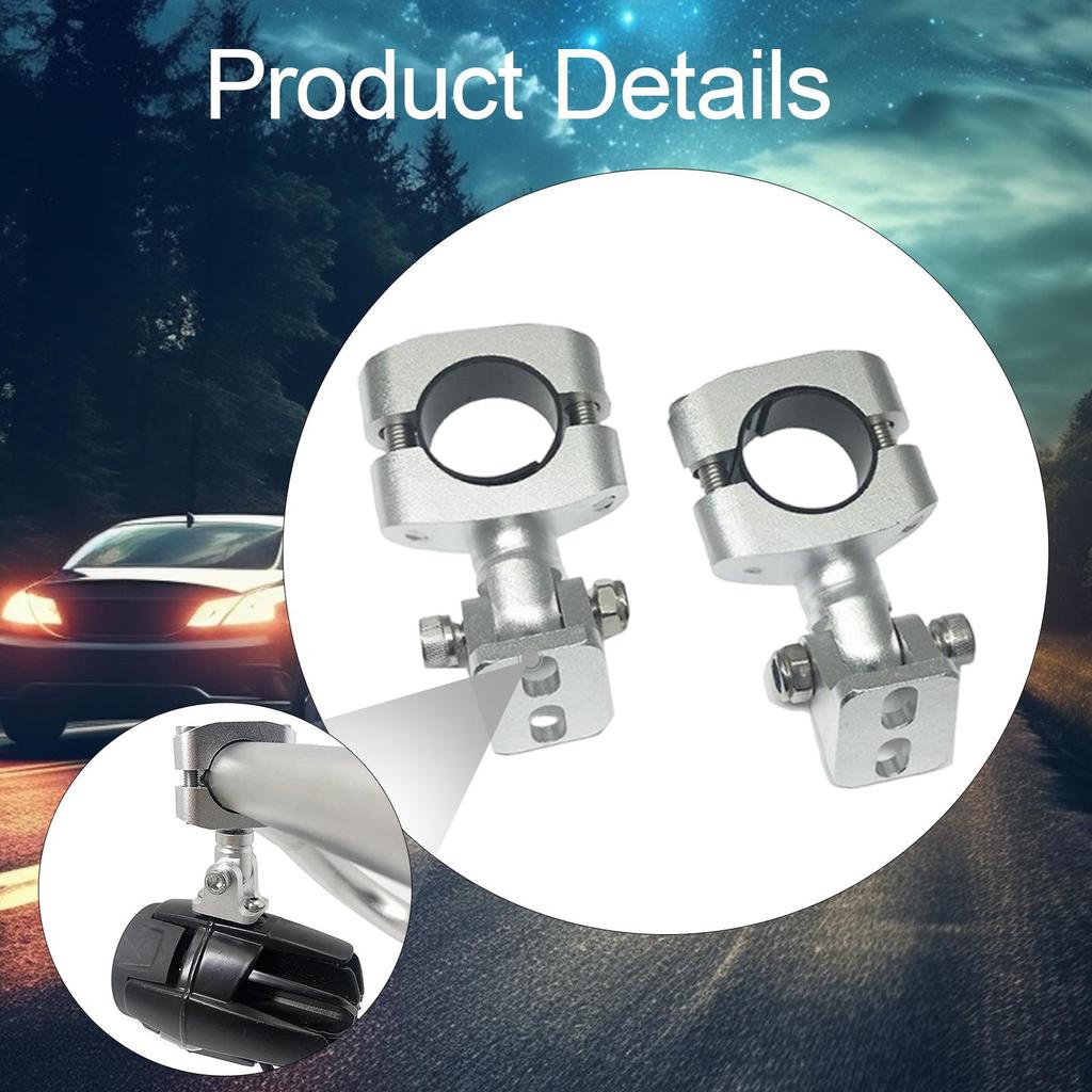 2Pcs Swivel Auxiliary Light Bracket Fits 22mm-25mm Bar for R1200GS /Adv 2014-2019 Simple Assembly Accessories Spare Parts